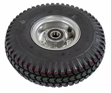 Rengastalon nokkakärryissä käyttämä huippulaadukas ilmakumipyörä
