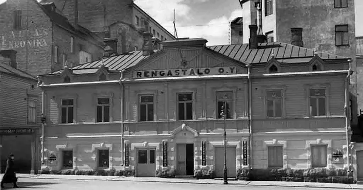 Rengastalo Annankadulla 1930-luvulla