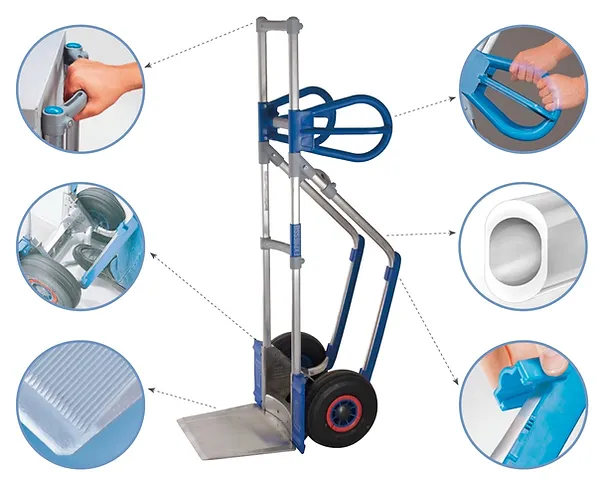 Erityistä Expresson nokkakärryissä