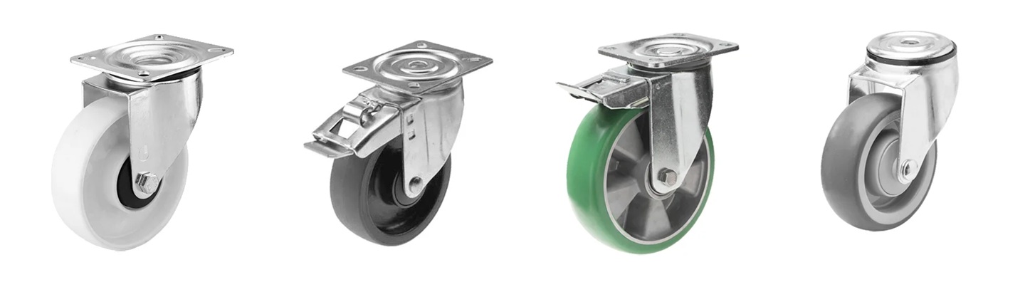 Teollisuuspyörien juoksupinnan materiaalit