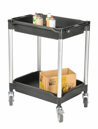 Matadorin kaksitasoinen hyllyvaunu - Hyllyvaunut - 15767 - 2