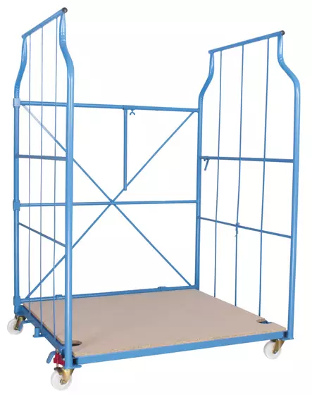 Varastohäkki / Rullakko Corlette Standard – Kokoontaittuva, Pinottava, 600 kg - Rullakot - 00000280 - 1