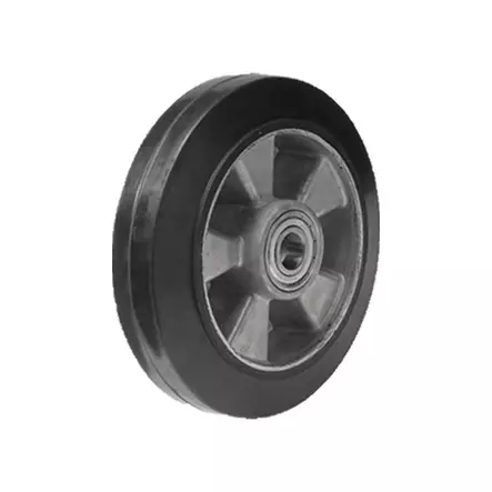 Irtopyörä 200 mm Elastinen Kumi – Kuulalaakeri, Kantavuus 450 kg - Kuljetuspyörät ja kalustepyörät - S20014020 - 1