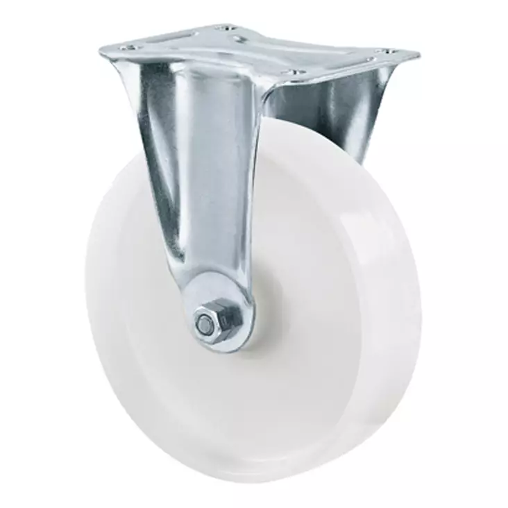 KiintopyÃ¶rÃ¤ 100 mm Polyamidi â€“ Neulalaakeri, Laippakiinnitys 150 kg - Kuljetuspyörät ja kalustepyörät - R10040000 - 1