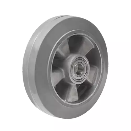 Irtopyörä 250 mm Elastinen Kumi – Kuulalaakeri, Kantavuus 550 kg - Kuljetuspyörät ja kalustepyörät - S25050550 - 2