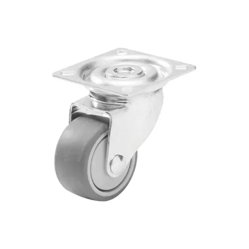 KÃ¤Ã¤ntÃ¶pyÃ¶rÃ¤ 50 mm LaippakiinnityksellÃ¤ â€“ TPE, Kuulalaakeri 50 kg - Kuljetuspyörät ja kalustepyörät - S05050500 - 1