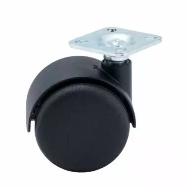 KaksoiskÃ¤Ã¤ntÃ¶pyÃ¶rÃ¤ 50mm, kova, laippakiinnitys 38x38mm - Kuljetuspyörät ja kalustepyörät - G05090200 - 2