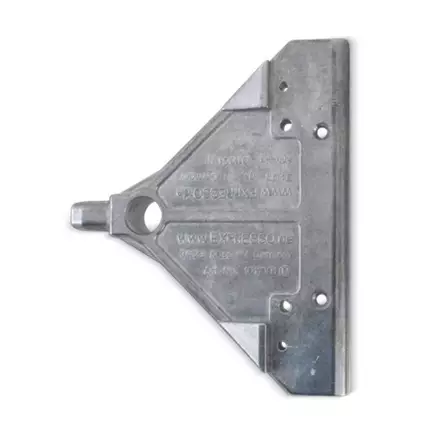 Expresso Akselinkannatin / PyÃ¶rÃ¤n kiinnike | Kaarevalle akselille (25 mm) | Alumiini - Nokkakärryn varaosat - 801011001 - 1