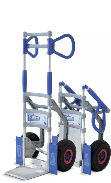 Expresso Kokoontaittuva NokkakÃ¤rry AmmattikÃ¤yttÃ¶Ã¶n â€“ IlmakumipyÃ¶rÃ¤t, Kevyt (8 kg), 150 kg, 10v Takuu - Alumiinikärryt - 27185121 - 1