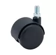 Kaksoispyörä 50 mm Kääntyvä M10 Kierrekiinnityksellä – Kantavuus 50 kg - Kuljetuspyörät ja kalustepyörät - G05080201 - 2