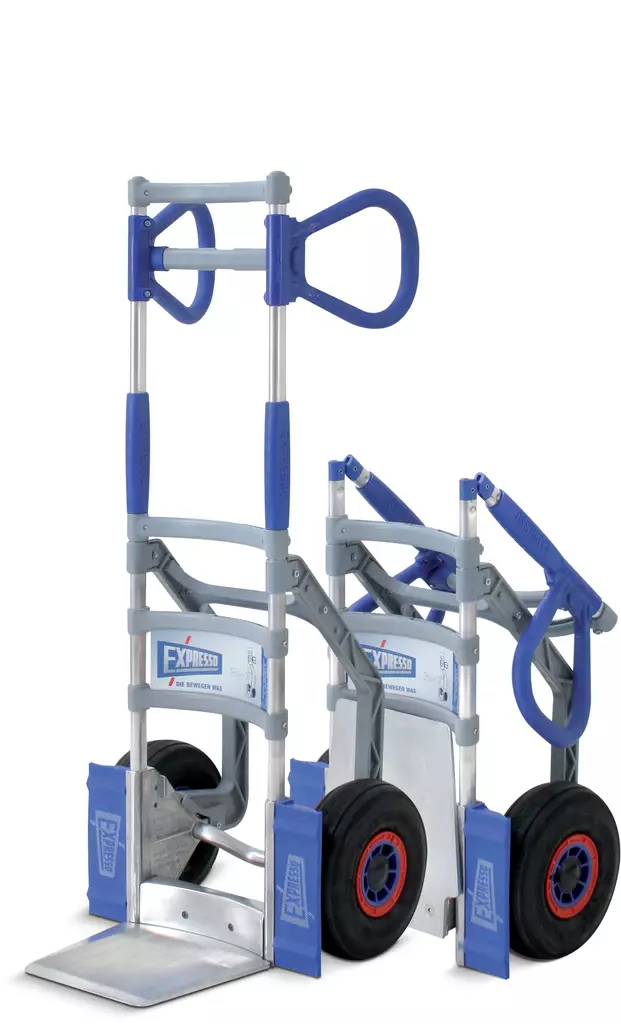 Expresso Kokoontaittuva NokkakÃ¤rry AmmattikÃ¤yttÃ¶Ã¶n â€“ IlmakumipyÃ¶rÃ¤t, Kevyt (8 kg), 150 kg, 10v Takuu - Alumiinikärryt - 27185121 - 1