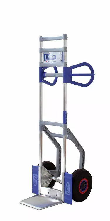 Expresso Nokkakärry Lyhyillä Porraskiskoilla – 130cm, Koirankorvakahvat, 300 kg, 10v Takuu - Alumiinikärryt - 23381121 - 1