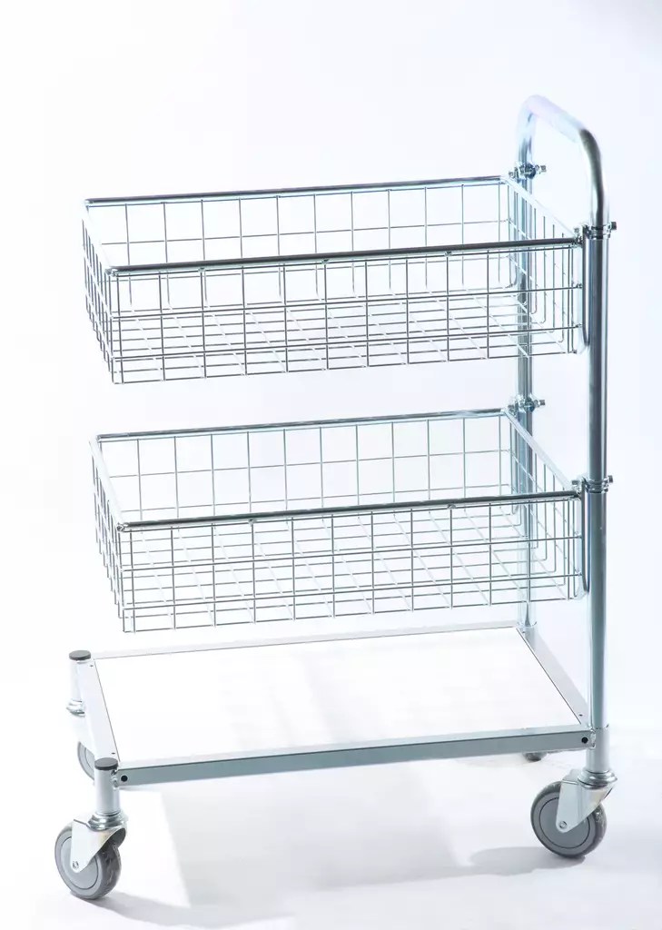 Rengastalo Korivaunu RT 329/1MP/2LK – 2 Lankakoria + Taso, 100 kg, Kotimainen - Hyllyvaunut - 93291601 - 1