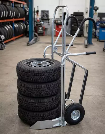Rengastalo Rengaskärry RT 134X Pukinsarvikahvoilla – Kotimainen, Kallistusavustin, 200 kg, 10v Takuu - Rengaskärryt - 91340262 - 2