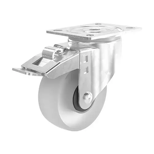 Jarrullinen KÃ¤Ã¤ntÃ¶pyÃ¶rÃ¤ 100 mm Nylon | Total Stop - Kuljetuspyörät ja kalustepyörät - s10032202 - 1