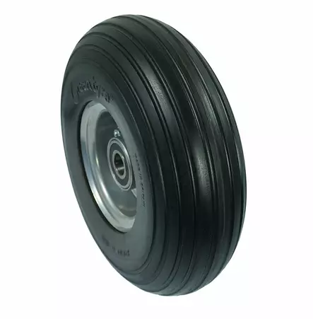 Puhkematon Nokkakärryn Pyörä 3.00-4 (260x85) – PU, Kuulalaakeri - Ilmakumipyörät - 97303264 - 2