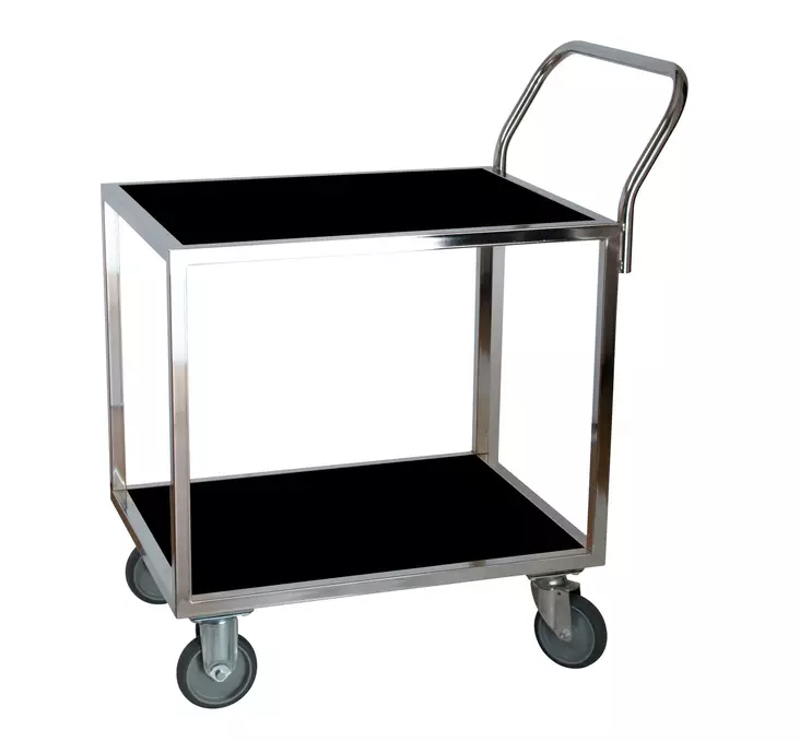 Rengastalo Hyllyvaunu / Tarjoiluvaunu RT 335/II – Kromattu, 100 kg, Kotimainen, 10v Takuu - Hyllyvaunut - 93352125 - 1