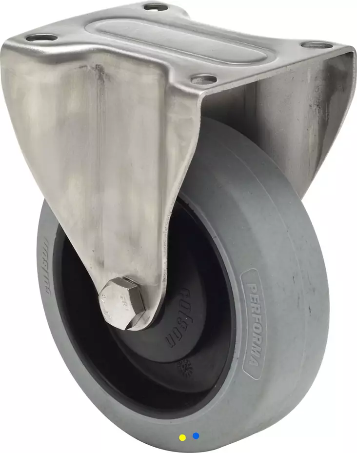 ESD KiintopyÃ¶rÃ¤ 125 mm RST laippakiinnitys â€“ Kantavuus 150 kg - Kuljetuspyörät ja kalustepyörät - 00000137 - 1