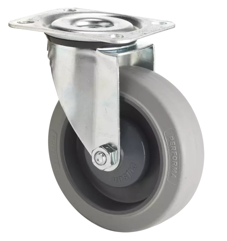 KÃ¤Ã¤ntÃ¶pyÃ¶rÃ¤ Colson 100 mm Polypropeeni â€“ Laippakiinnitys, 150 kg - Kuljetuspyörät ja kalustepyörät - 00000147 - 1