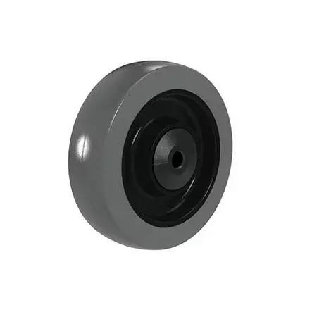 Swede-Wheel IrtopyÃ¶rÃ¤ 125 mm Elastinen Kumi | Harmaa | Kuulalaakeri | 225 kg - Kuljetuspyörät ja kalustepyörät - s12500258 - 1