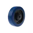 Swede-Wheel Irtopyörä 125 mm Elastinen Kumi | Sininen | Kuulalaakeri | 200 kg - Kuljetuspyörät ja kalustepyörät - S12516008 - 1
