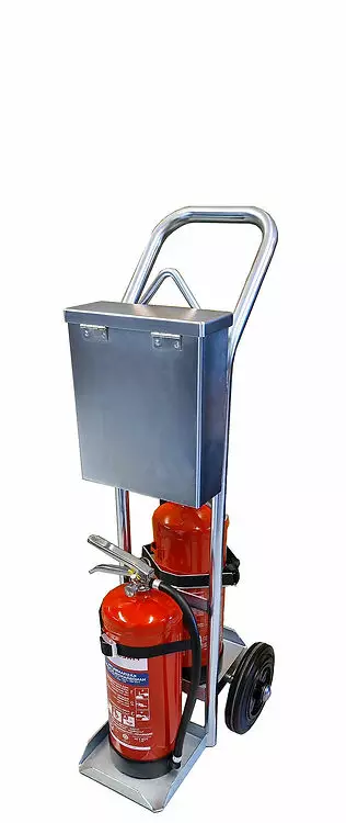 Rengastalo Tulityökärry / Sammutinkärry Kapea Malli – Kotimainen, 10v Takuu - Erikoisnokkakärryt - 00000268 - 1