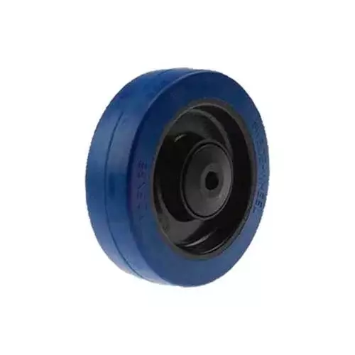 Swede-Wheel Irtopyörä 125 mm Elastinen Kumi | Sininen | Kuulalaakeri | 200 kg - Kuljetuspyörät ja kalustepyörät - S12516008 - 1
