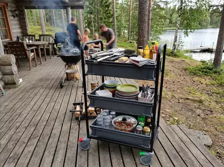 Rengastalo Laatikkovaunu / TyÃ¶kaluvaunu RTY329 â€“ 3 Laatikkoa, 125mm PyÃ¶rÃ¤t - Erikoisvaunut - 00000069 - 3