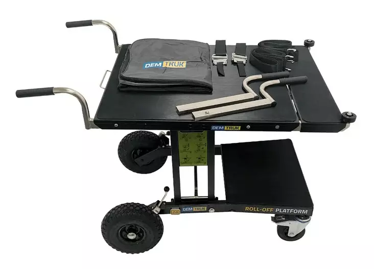 DEMTRUK STANDARD - Kokoontaitettava asennus- ja kuljetusvaunu - Erikoisvaunut - dem-truk-standard - 1