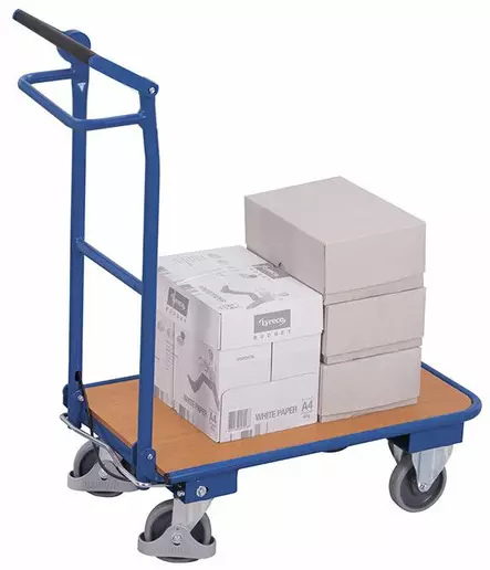 Tasovaunu Variofit 720x450 Automaattijarrulla (150 kg) - Lavavaunut - sw-450831AG - 2