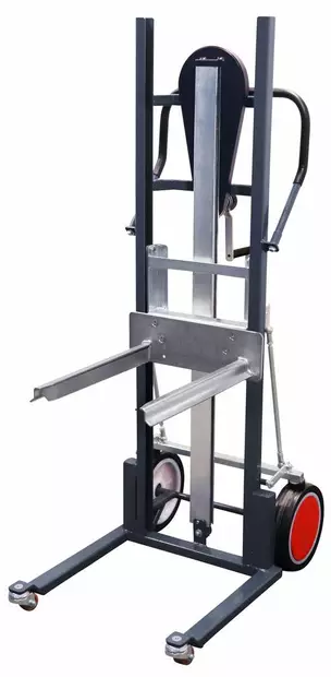 VARIOfit-materiaalinostin tasolla ja haarukoilla, 250 kg / 55â€“1300 mm) - Erikoisnokkakärryt - sg-154.016AG - 2