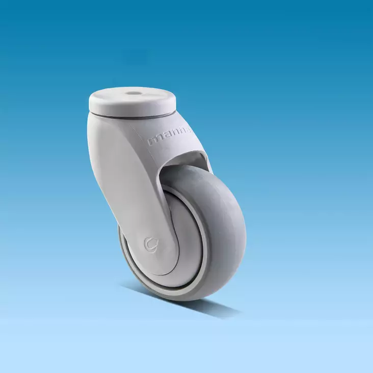 KalustepyÃ¶rÃ¤ Manner Tango 75 mm M10 â€“ TPE, Kuulalaakeri 70 kg - Kuljetuspyörät ja kalustepyörät - tango-75mm - 1