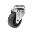 Teollisuuspyörä 100 mm M12 Keskireiällä – Elastinen Kumi, 225 kg - - - 1