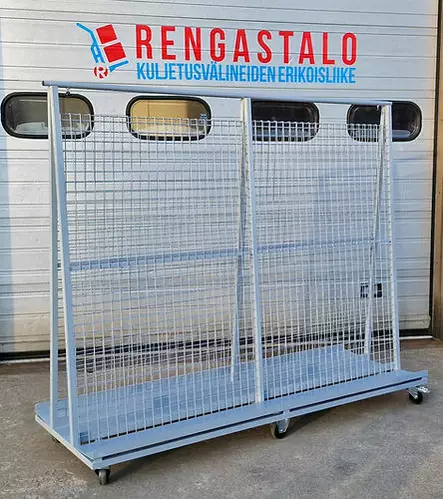 Rengastalo Levyvaunu A-Malli Iso – Mittatilaus, Kotimainen, 500 kg, 10v Takuu - Mittatilaustuotteet - iso-a-levyvaunu - 1