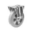 Kiintopyörä 125 mm – Swede-Wheel elastinen kumipyörä alumiinivanteella (270 kg) - Kuljetuspyörät ja kalustepyörät - 5B12680932GZ-ALU - 1